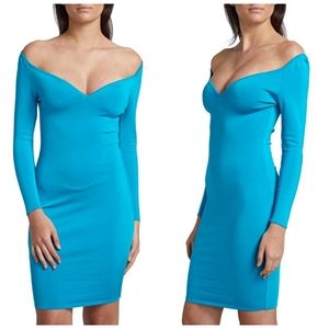ALEXANDRE VAUTHIER Portrait Neck Sheath Dress